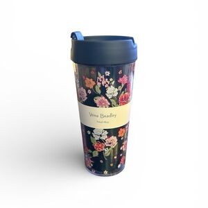 Vera Bradley 16 oz travel mug NWT